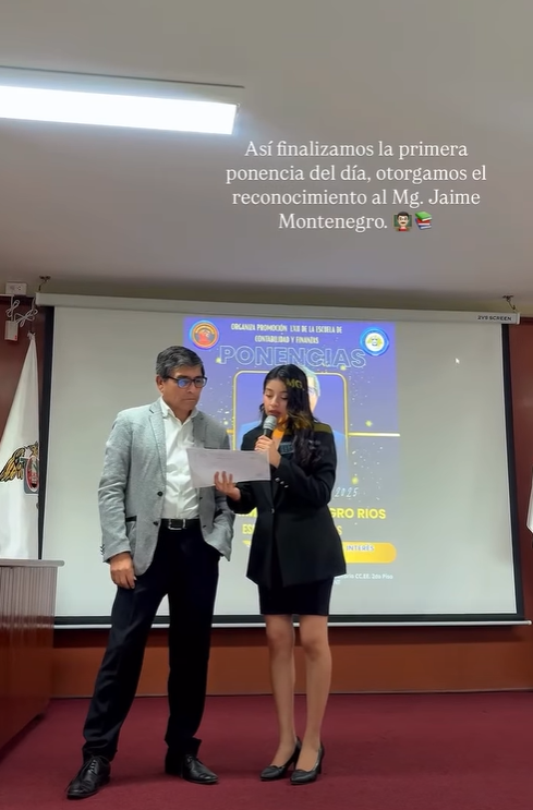 Reconocimiento en ponencia